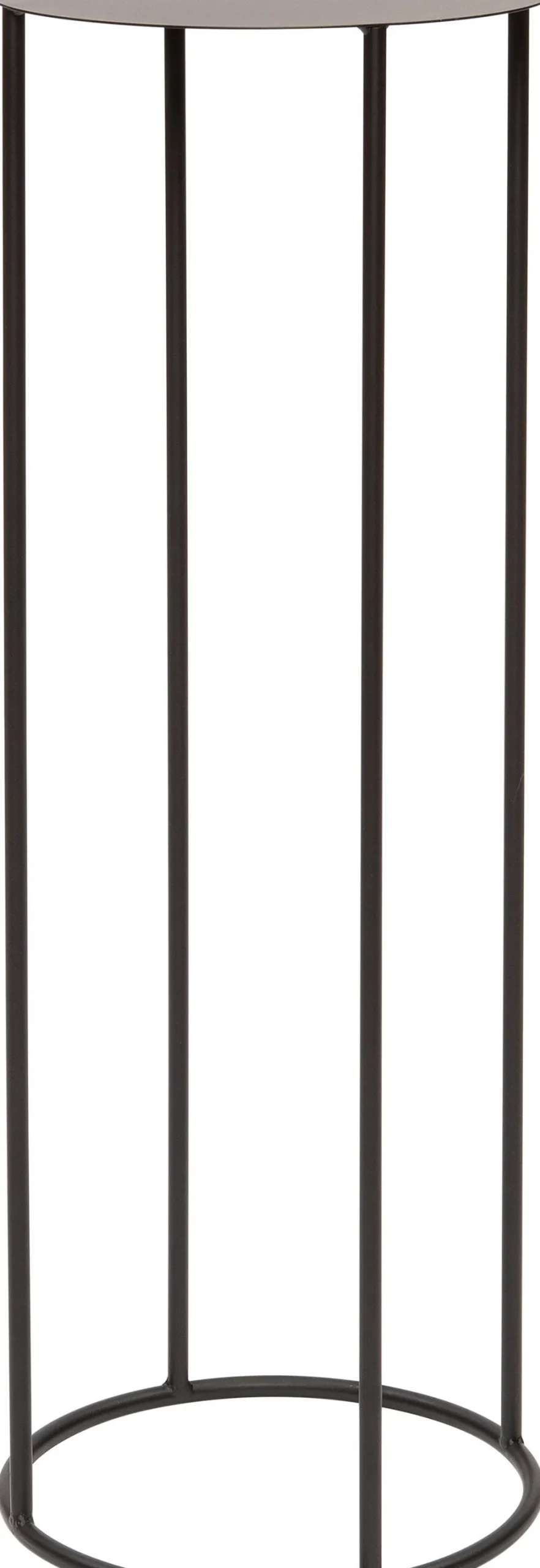Intratuin bijzettafel Ava zwart D 22 H 60 cm