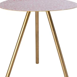 Intratuin bijzettafel Brooklyn roze D 40 H 38 cm