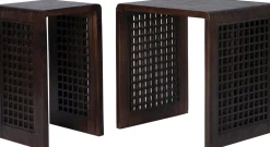 Intratuin bijzettafel Dane bruin 30 x 30 x 52 cm