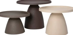 Intratuin bijzettafel Galin bruin D 51 H 41 cm