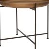Intratuin bijzettafel Giulio zwart / goud D 51 H 45 cm