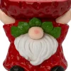 Intratuin bijzettafel Gnoom rood D 32 H 31 cm