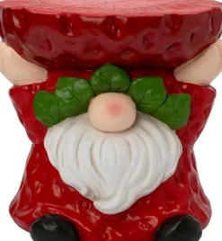 Intratuin bijzettafel Gnoom rood D 32 H 31 cm
