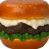 Intratuin bijzettafel hamburger bruin 40 x 38,5 x 31 cm