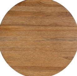 Intratuin bijzettafel Keiss naturel / zwart D 50 H 35 cm