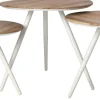 Intratuin bijzettafel Keiss naturel / wit D 45 H 40 cm
