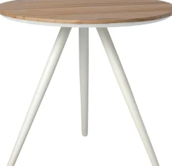 Intratuin bijzettafel Keiss naturel / wit D 45 H 40 cm