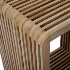 Intratuin bijzettafel Per naturel 40 x 30 x 60 cm