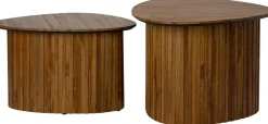 Intratuin bijzettafel Riss naturel 60 x 48 x 36 cm
