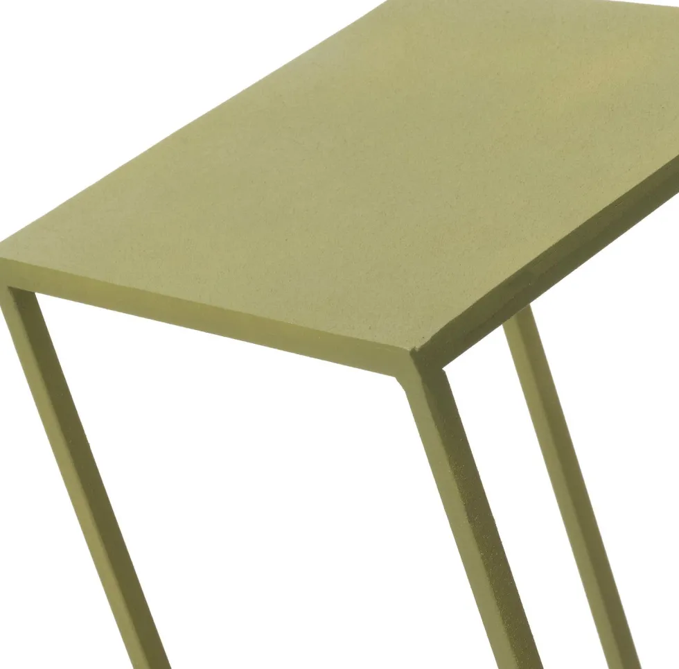 Intratuin bijzettafel Roel groen 25 x 25 x 100 cm