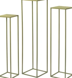 Intratuin bijzettafel Roel groen 25 x 25 x 100 cm