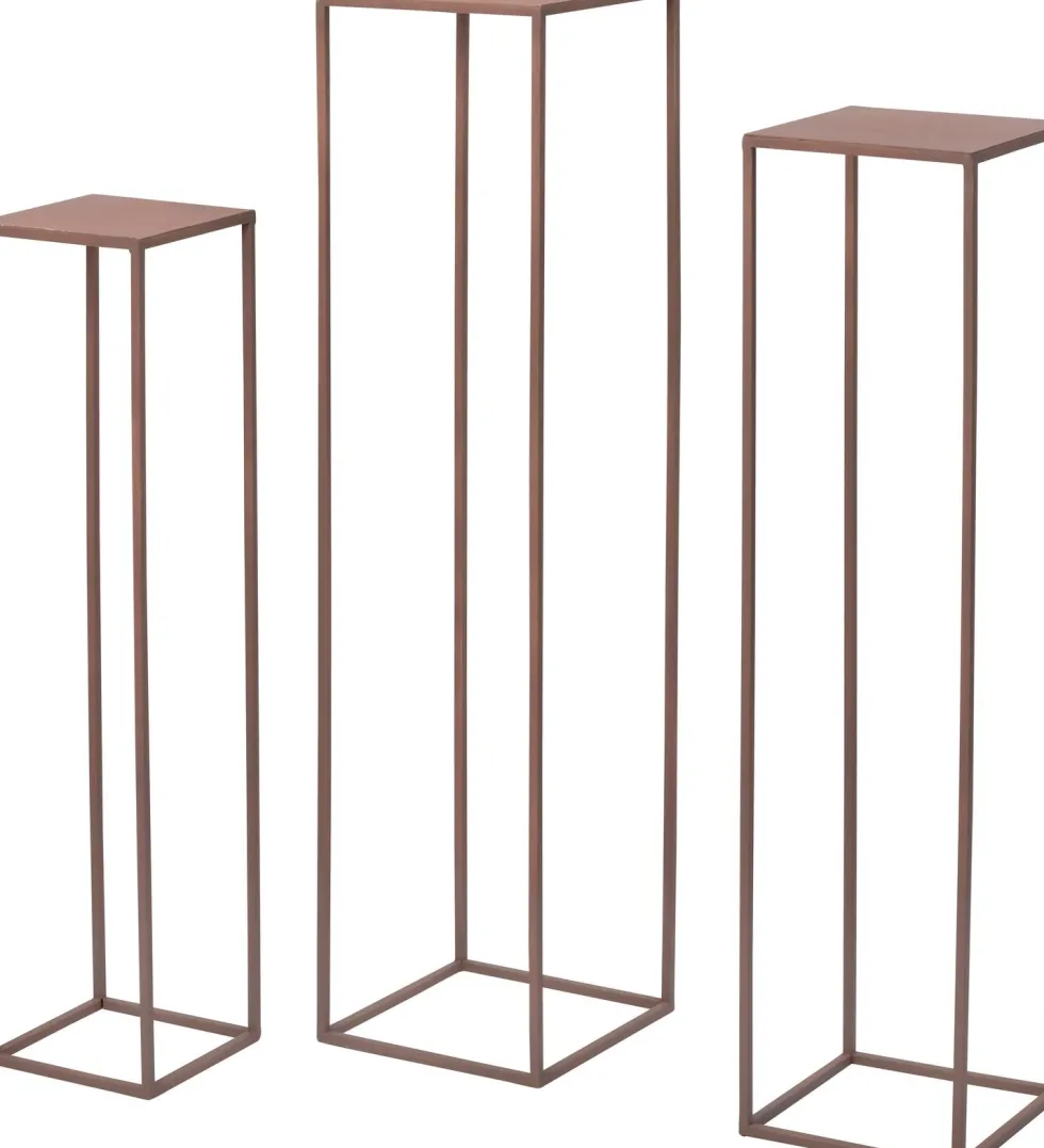 Intratuin bijzettafel Roel roze 22 x 22 x 90 cm