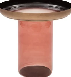 Intratuin bijzettafel Steffo paars D 50 H 50 cm