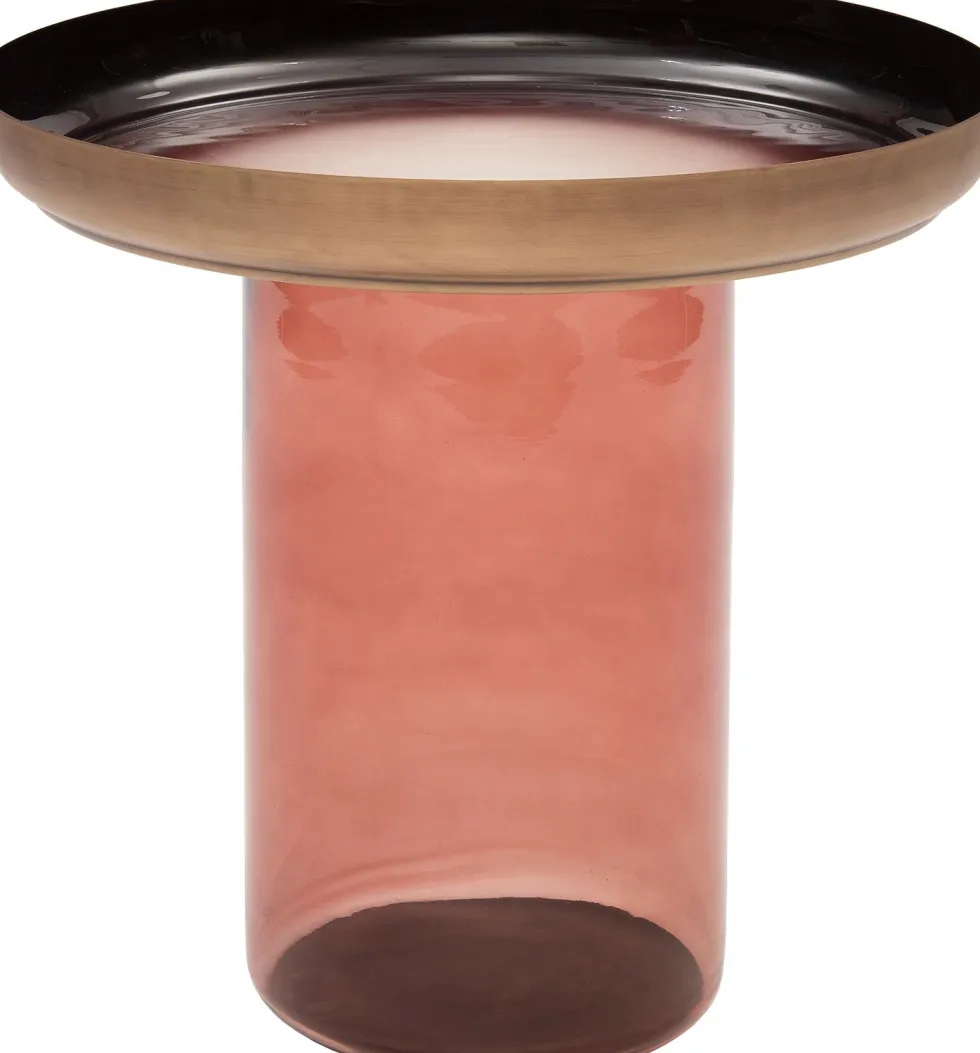 Intratuin bijzettafel Steffo paars D 50 H 50 cm