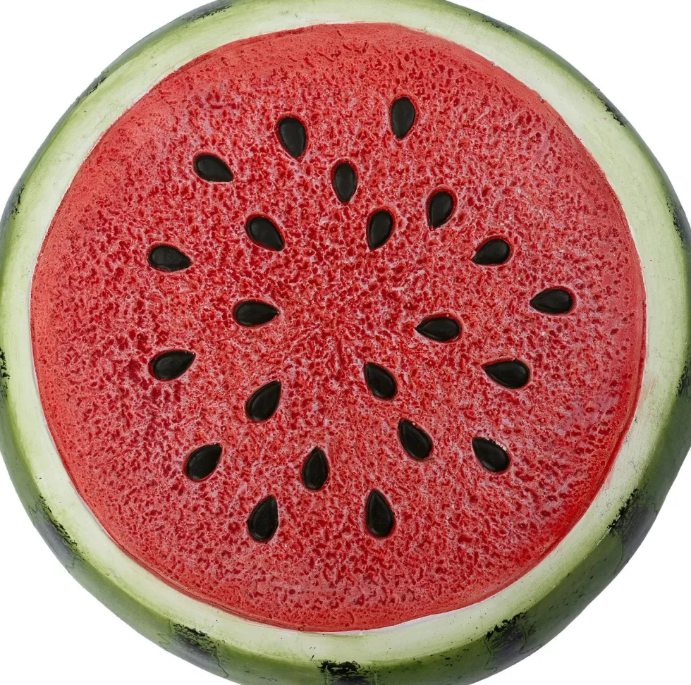 Intratuin bijzettafel Tibor watermeloen groen / rood D 44 H 43,5 cm