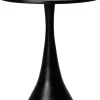 Intratuin bijzettafel Toye zwart D 45 H 40 cm