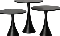 Intratuin bijzettafel Toye zwart D 45 H 40 cm