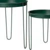 Intratuin bijzettafel Tray donkergroen D 32 H 34 cm