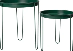 Intratuin bijzettafel Tray donkergroen D 32 H 34 cm