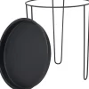 Intratuin bijzettafel Tray donkergrijs D 39,5 H 45 cm