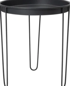 Intratuin bijzettafel Tray donkergrijs D 39,5 H 45 cm