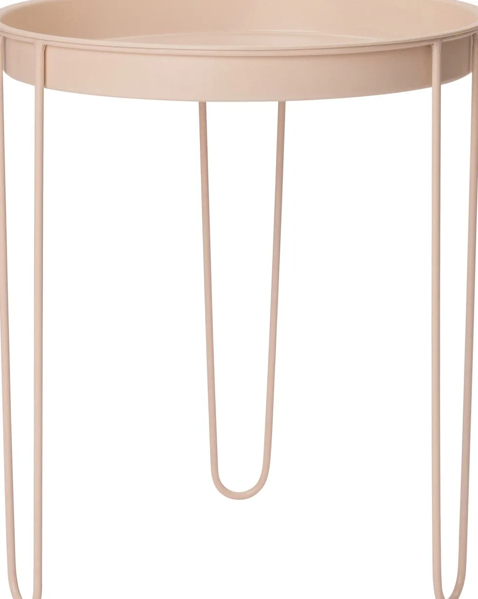 Intratuin bijzettafel Tray nude D 39,5 H 44,5 cm