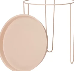Intratuin bijzettafel Tray nude D 39,5 H 44,5 cm