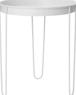 Intratuin bijzettafel Tray wit D 39,5 H 44,5 cm