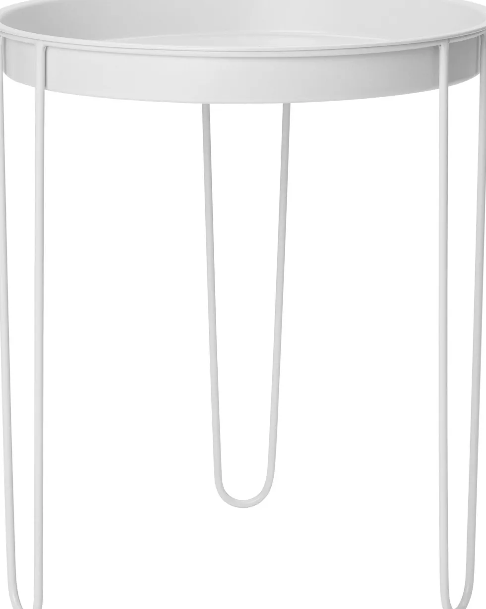 Intratuin bijzettafel Tray wit D 39,5 H 44,5 cm