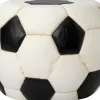 Intratuin bijzettafel voetbal zwart/wit 40,5 x 37,7 x 27 cm