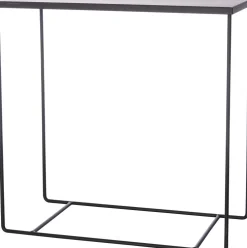 Intratuin bijzettafel zwart 60 x 30 x 60 cm