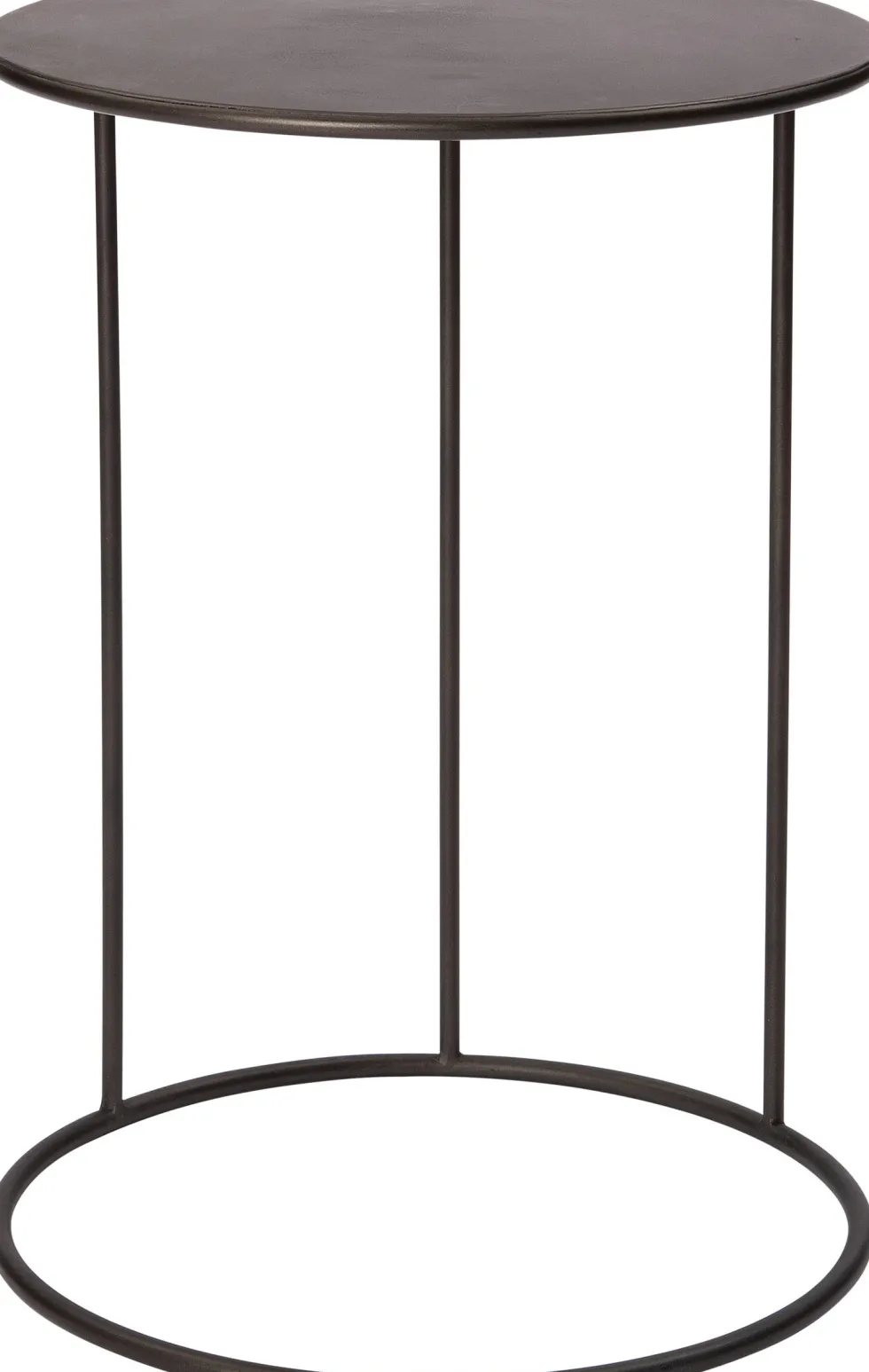 Intratuin bijzettafel zwart D 40 H 54,5 cm