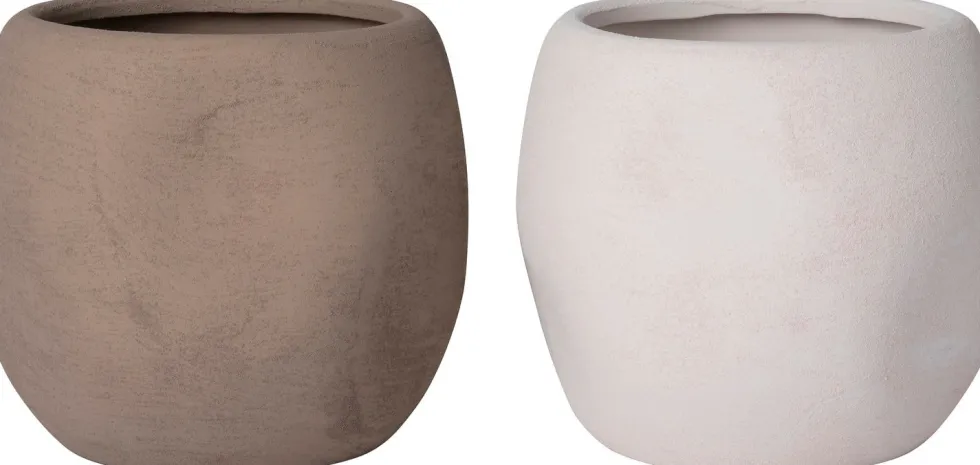 Intratuin bloempot Alta taupe D 16 H 15 cm