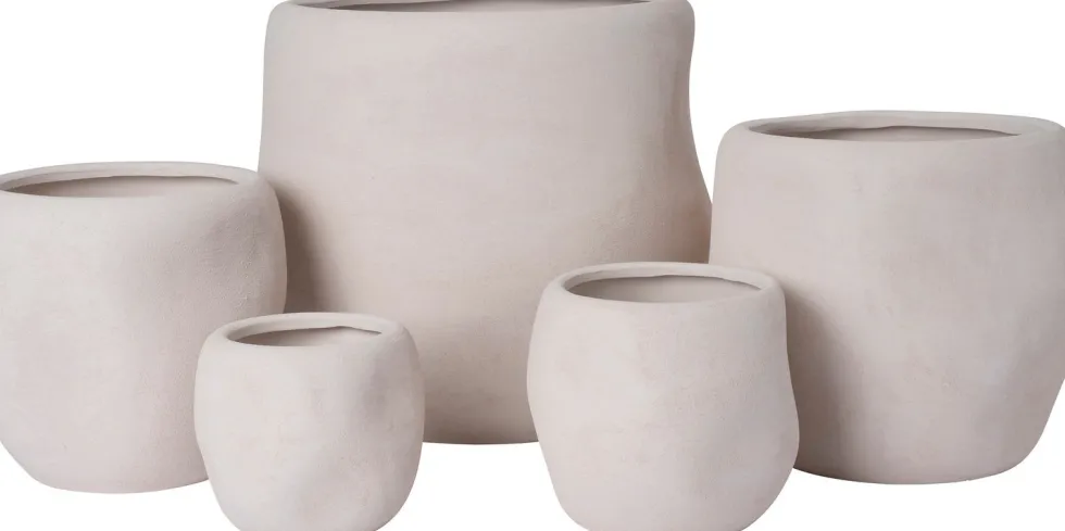 Intratuin bloempot Alta wit D 16 H 15 cm