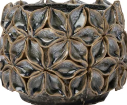 Intratuin bloempot Bilbao blauw D 11 H 8,5 cm