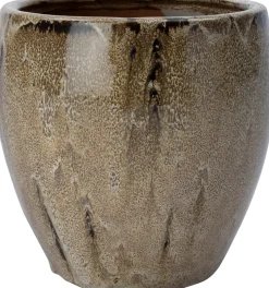 Intratuin bloempot Coco bruin D 27 H 27 cm