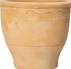 Intratuin bloempot Daan beige D 10 H 10 cm