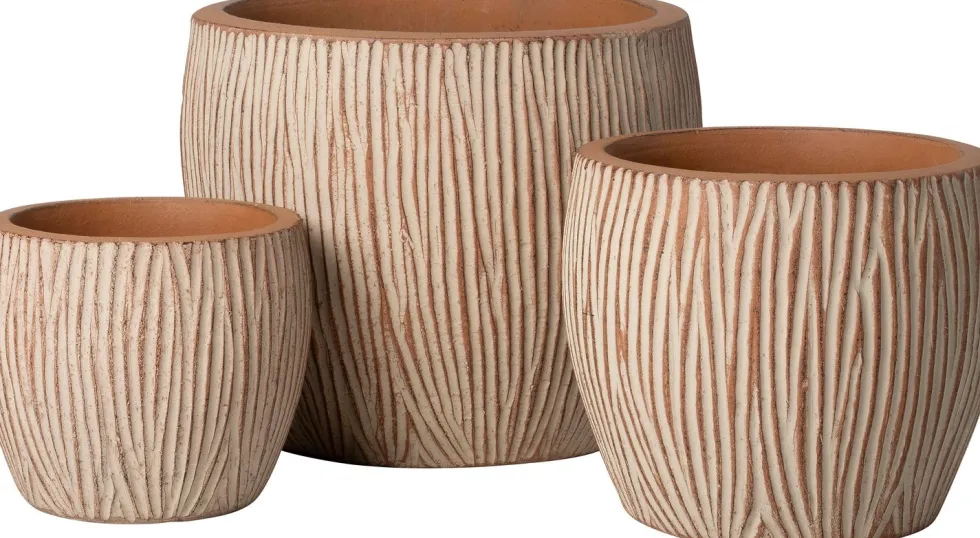 Intratuin bloempot Dave oranje D 29 H 24 cm