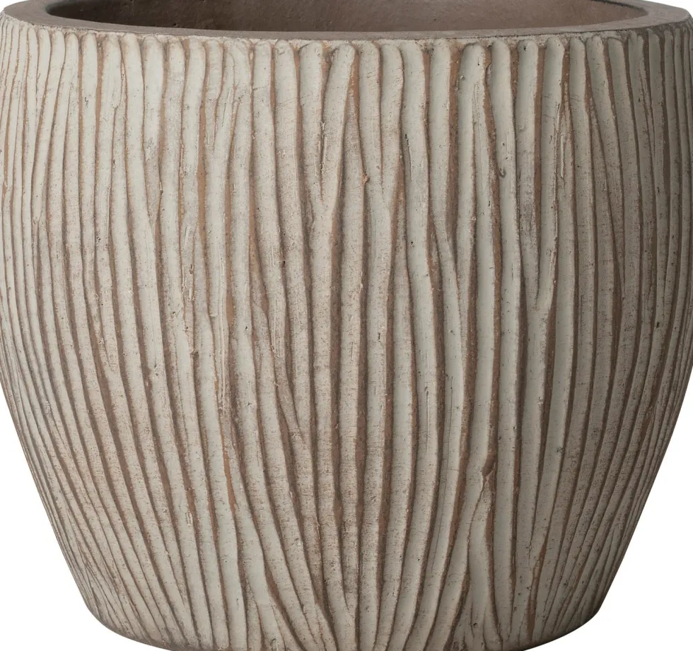 Intratuin bloempot Dave taupe D 23 H 19 cm