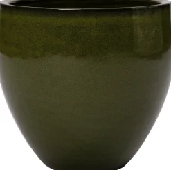 Intratuin bloempot Egg groen D 22 H 19 cm