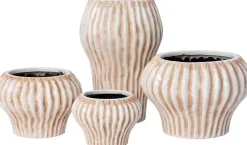 Intratuin bloempot Emaar crème D 23 H 16 cm