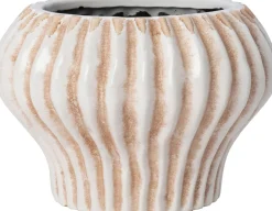 Intratuin bloempot Emaar crème D 13 H 18 cm