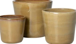 Intratuin bloempot Fleur beige D 29 H 26 cm