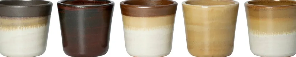 Intratuin bloempot Fleur crème / beige D 37 H 33 cm