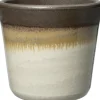 Intratuin bloempot Fleur crème / bruin D 23 H 22 cm