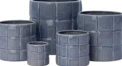 Intratuin bloempot Floris blauw D 12 H 11 cm