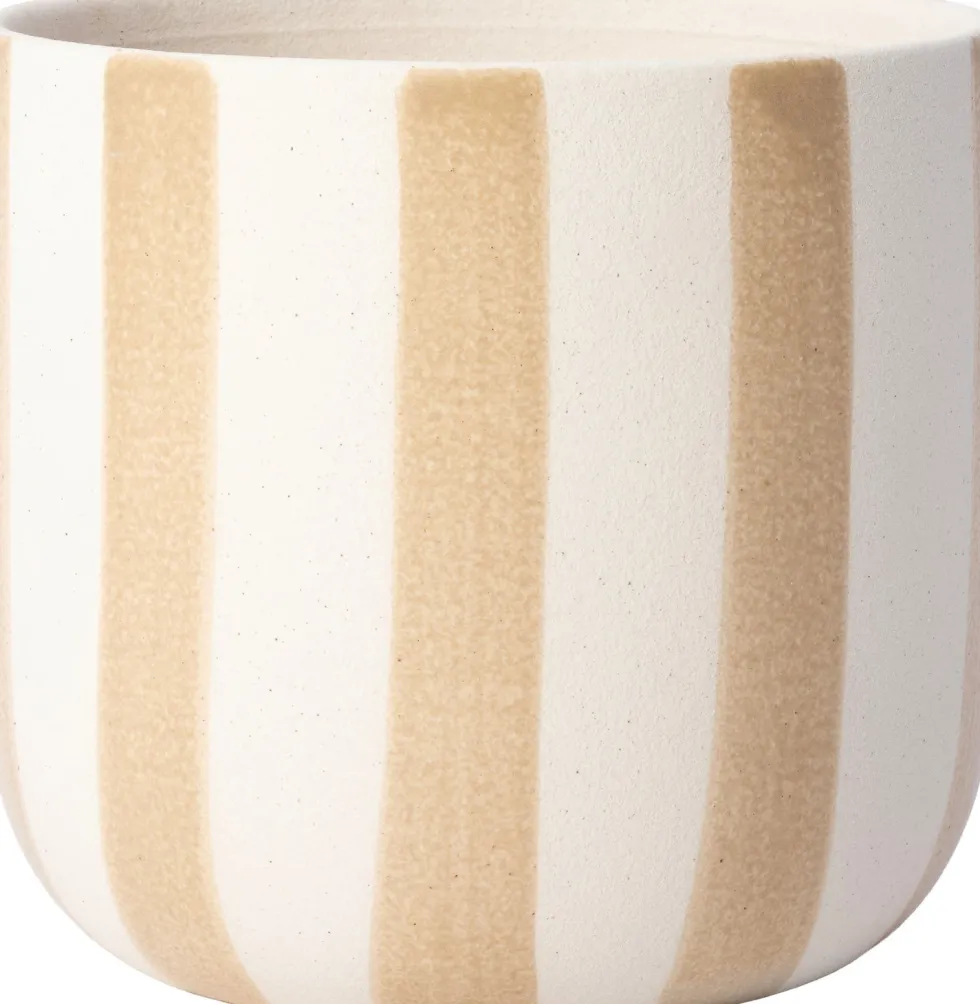 Intratuin bloempot Ginny beige D 24 H 23 cm