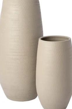 Intratuin bloempot Giza beige D 25 H 60 cm