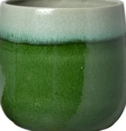 Intratuin bloempot Goro groen D 26 H 24 cm