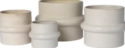 Intratuin bloempot Helle crème D 12,5 H 10 cm